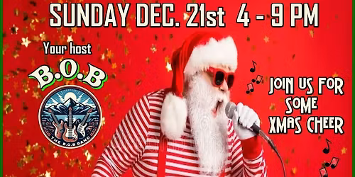 Sunday Open Mic Jam Christmas Cheer!