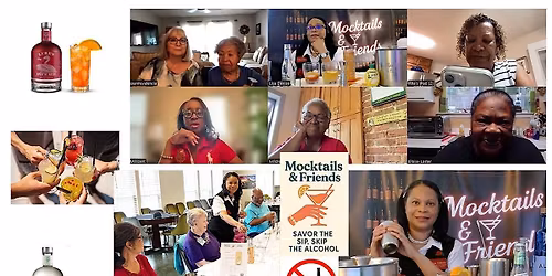 Mocktails & Friends Seniors Alcohol-Free Happy Hour In-Person