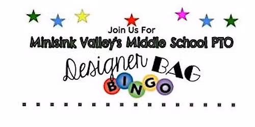 Minisink Valley Middle School PTO Pocketbook Bingo