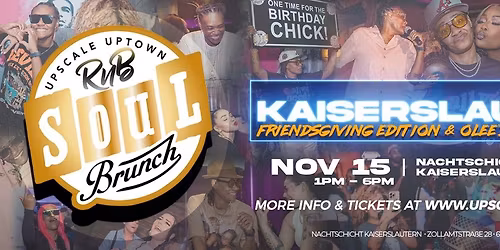 R&B Soul Brunch \u201cFriendsgiving\u201d