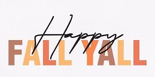 Happy Fall Ya'll