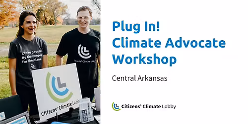 Plug in! Climate Advocate Workshop in North Little Rock