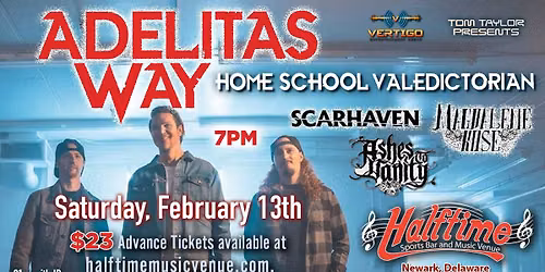 Adelitas Way Live at HALFTIME Newark De. 