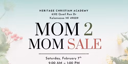 Mom 2 Mom Sale