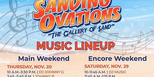 Dead Set Florida performs at Sanding Ovations | SUN NOV 30 | 2-3:30pm | FREE