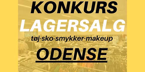 \ud83d\udea8KONKURS LAGERSALG I ODENSE SPAR MIN. 60 %! \ud83d\udea8