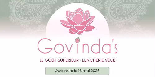 Govinda's ouvre ses portes \u2014 Lassi et dessert offerts!