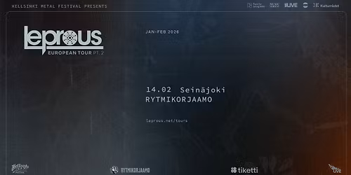 Leprous - 14.2.2026 Rytmikorjaamo, Sein\u00e4joki