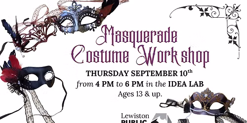 Masquerade Costume Workshop
