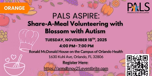 PALS ASPIRE: Share-A-Meal Volunteering Activity w\/ Blossom with Autism!