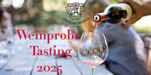 Weinprobe Wein tasting 31. Oktober  Weinhandlung Jakob Antwerpen im Marienhof Hersel am Rhein
