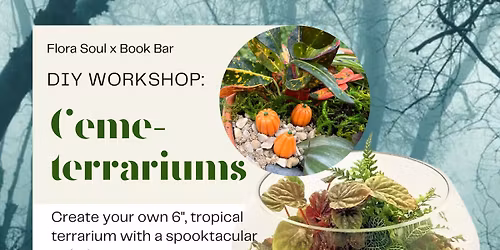 Ceme-terrariums at Book Bar 