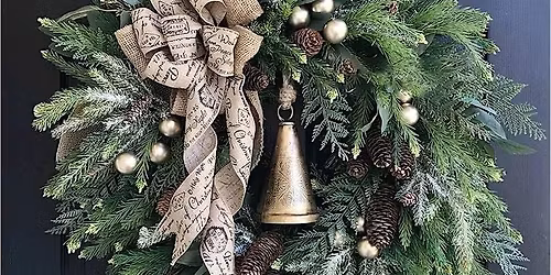 Holiday Wreath Workshop - Ribbons + Bells