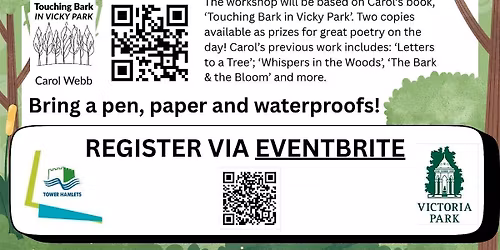 'POETREE' WALK. VICTORIA PARK