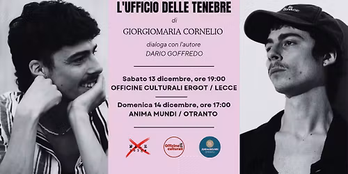 Giorgiomaria Cornelio presenta "L'ufficio delle tenebre"