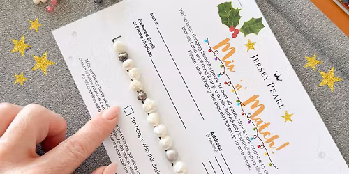 Festive Pearl Design Experience - Create Your Own Bracelet