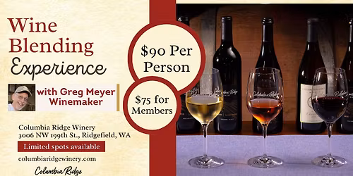 Wine Blending Experience at Columbia Ridge Winery