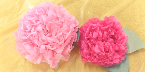 Arty Afternoons: Tissue paper flowers