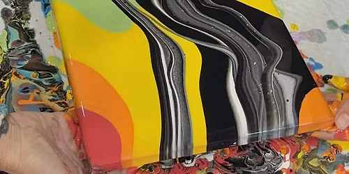 Acrylic Pour Painting & Trivia