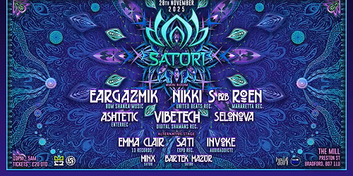 Satori Presents - Eargazmik, Nikki S & Roen