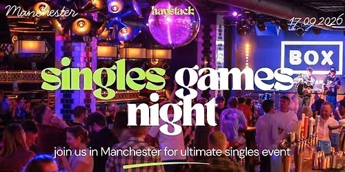 HAYSTACK DATING | BOX DEANSGATE, MANCHESTER | THURSDAY 17TH SEPTEMBER