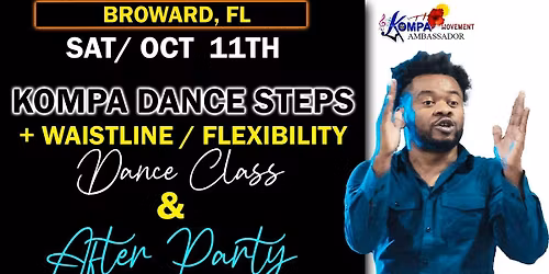BROWARD-KOMPA &  WAISTLINE  DANCE  CLASS, SAT  OCT 11 TH,  8: 00PM
