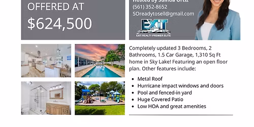 OPEN HOUSE IN SKY LAKE, BOYNTON BEACH!!