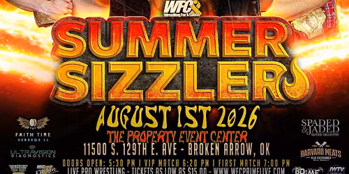 Live Pro Wrestling WFC presents Summer Sizzler w\/ Richard Holliday and August Artois