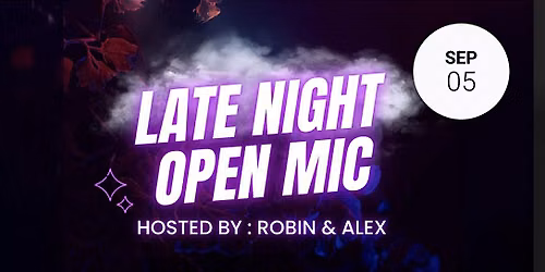Late Night Open Mic in Downtown Oak Park at Comedy Plex Comedy Club