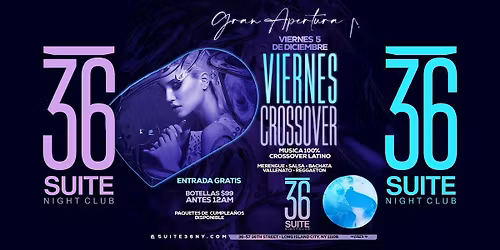 CROSSOVER FRIDAYS @ SUITE 36