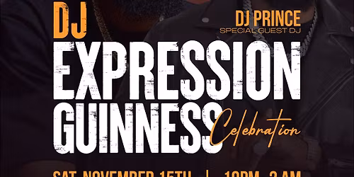 Celebrate DJ Expression\u2019s Guinness win at The Icon