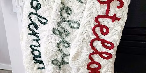 Sip & Stitch with Crafty Crab Workshop