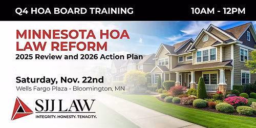 Minnesota HOA Law Reform: 2025 Review and 2026 Action Plan