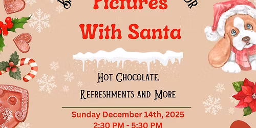 Pictures with Santa Paws