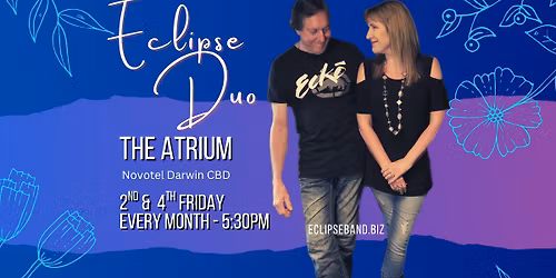 The Atrium(Inside for the Wet!) - Novotel CBD - 2nd & 4th Fridays of the month