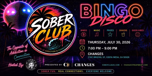 Sober Club - Disco Bingo