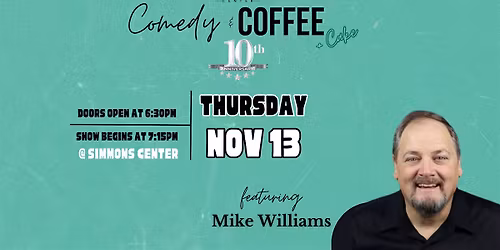 Comedy & Coffee + Cake 2025