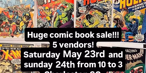 Local Comic book show! may23rd and 24th