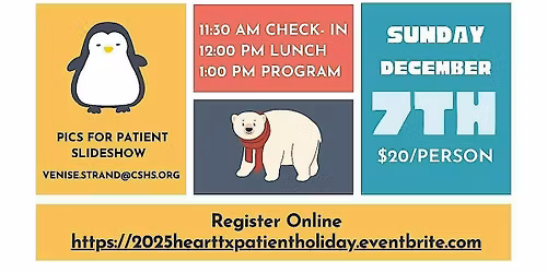 2025 Cedars-Sinai Heart Transplant Patient Holiday Party