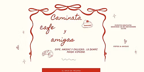 caminata,cafe y amigas