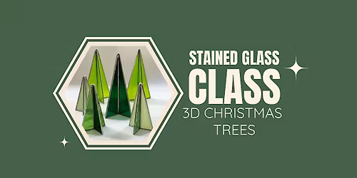 Stained Glass Christmas Trees