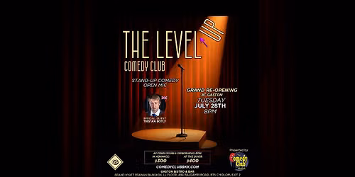 GRAND RE-OPENING - The Level Up Comedy Club @ Gaston Bistro & Bar!