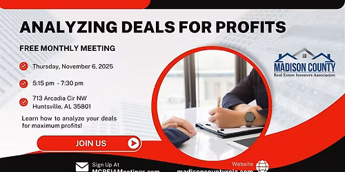 Analyzing Deals for Profits