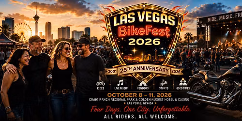 Las Vegas BikeFest 2026 | 25th Anniversary | October 8-11