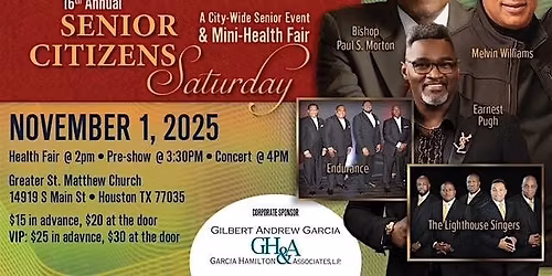 16th Annual Senior Citizens Saturday