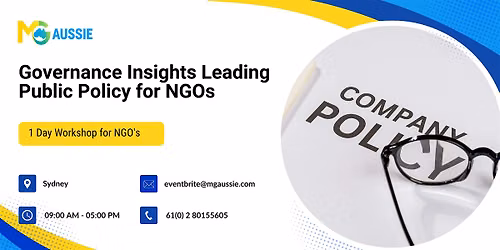 Governance Insights: Leading Public Policy for NGOs in Sydney