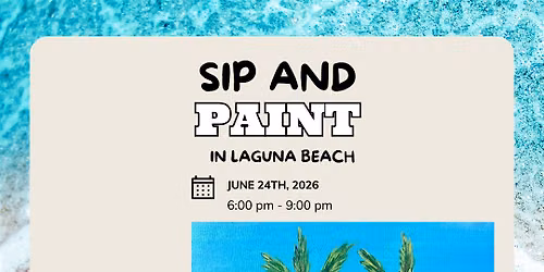 Turquoise Tides Laguna Beach Paint and Sip