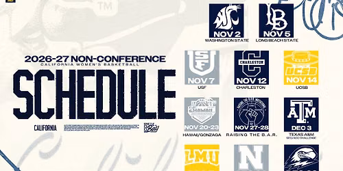 California Golden Bears Women's Basketball vs. Southern Utah Thunderbirds
