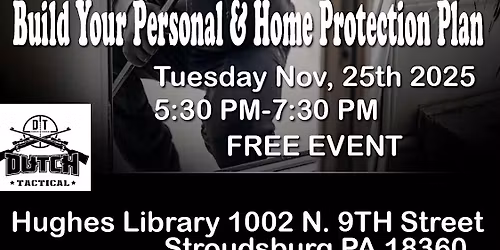 Build Your Personal and Home Protection Plan