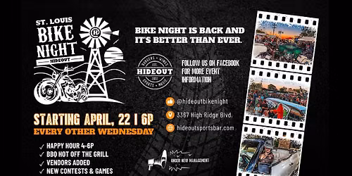 Hideout Bike Night June 17